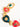 18K Gold-Plated Baroque Heart Multi-Color Bracelet