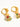 18k Gold-plated Vintage Bell Tower Earrings