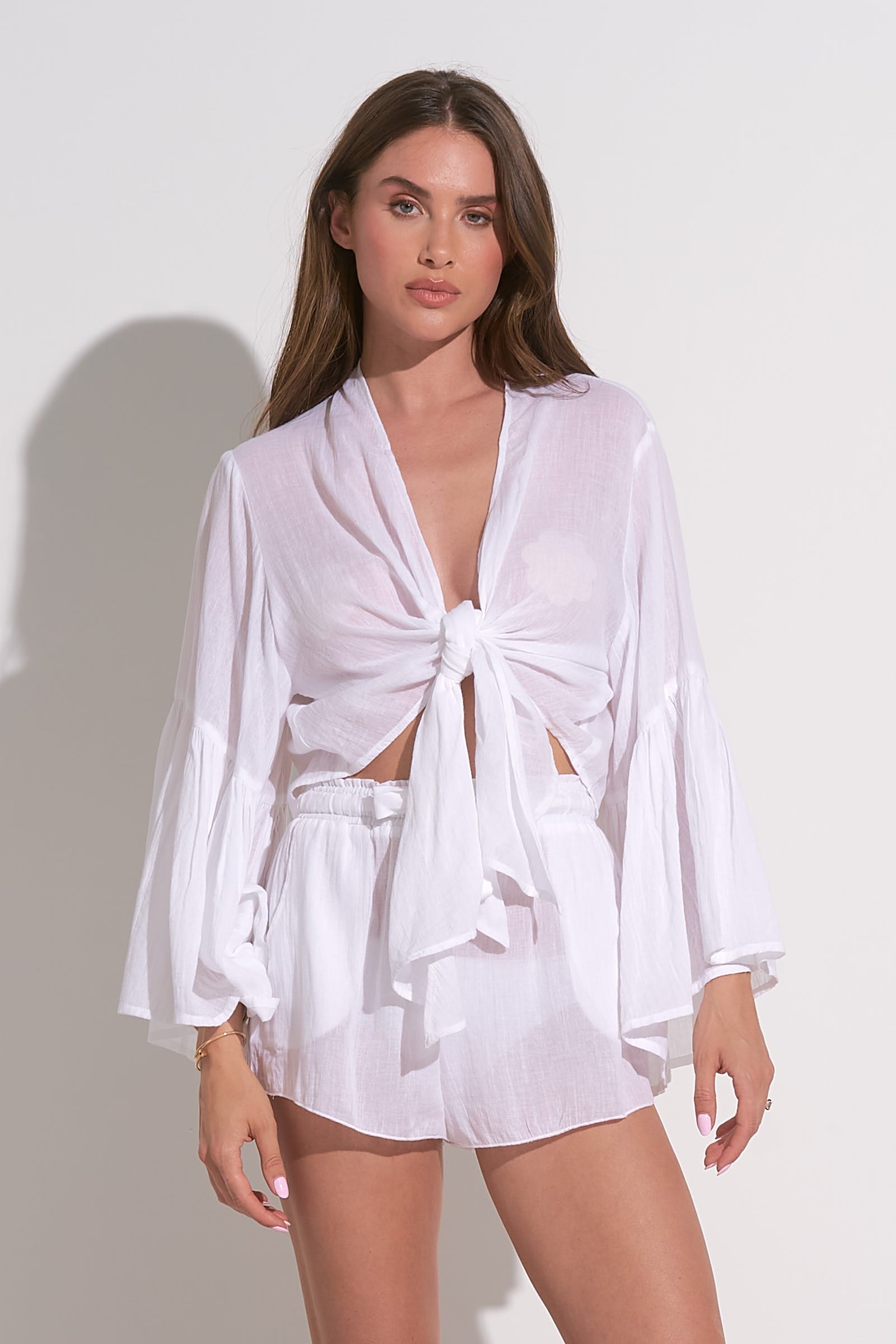 Elan - White Tie Top - Vacay Ready 🌴☀️