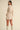 MABLE - BOW TIED RIBBED KNIT CARDIGAN AND MINI SKIRT - Light Taupe